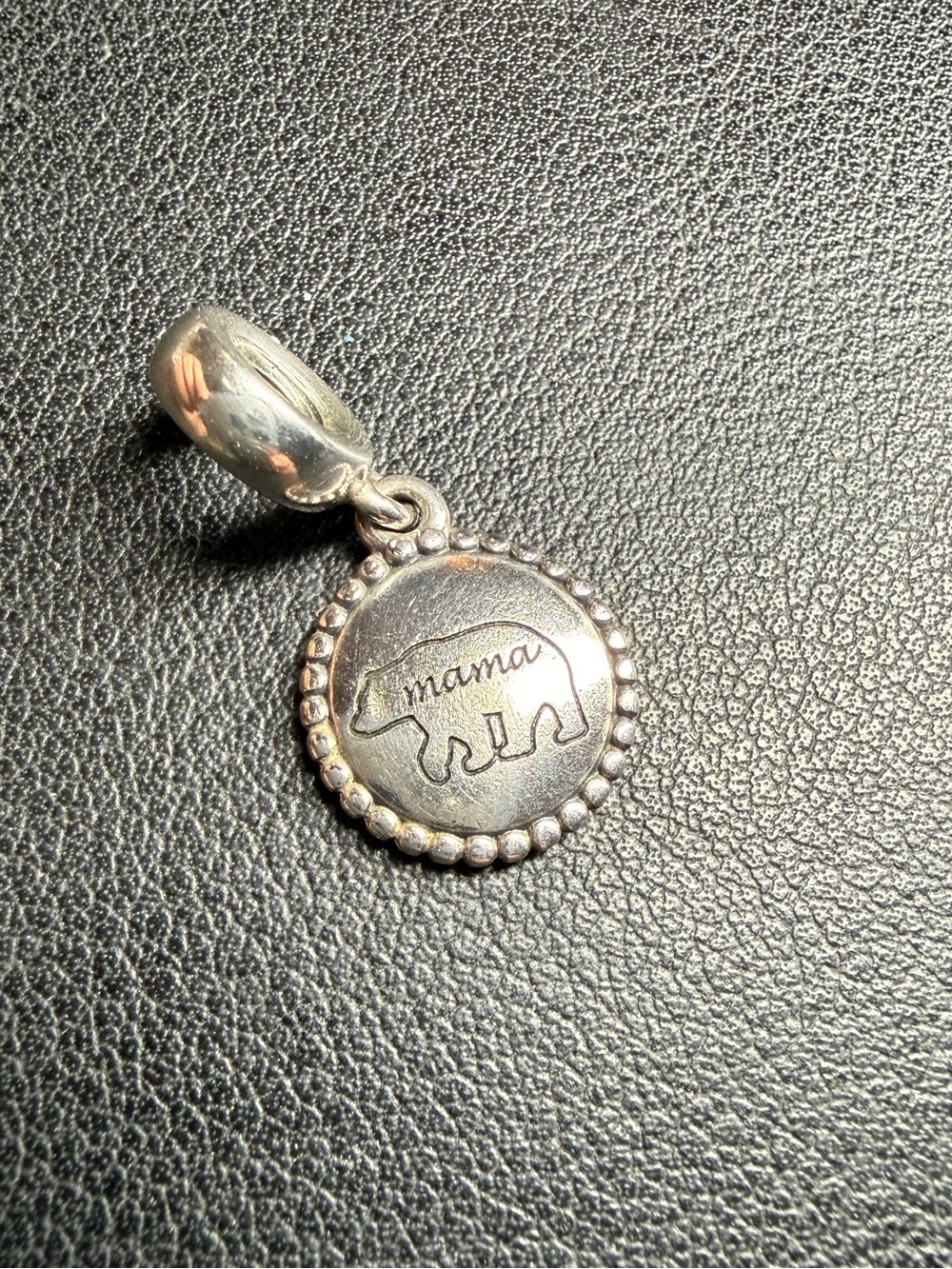 AUTHENTIC PANDORA RETIRED S925 Mama Bear Dangle Dangle Charm Pendant ENG791169_8